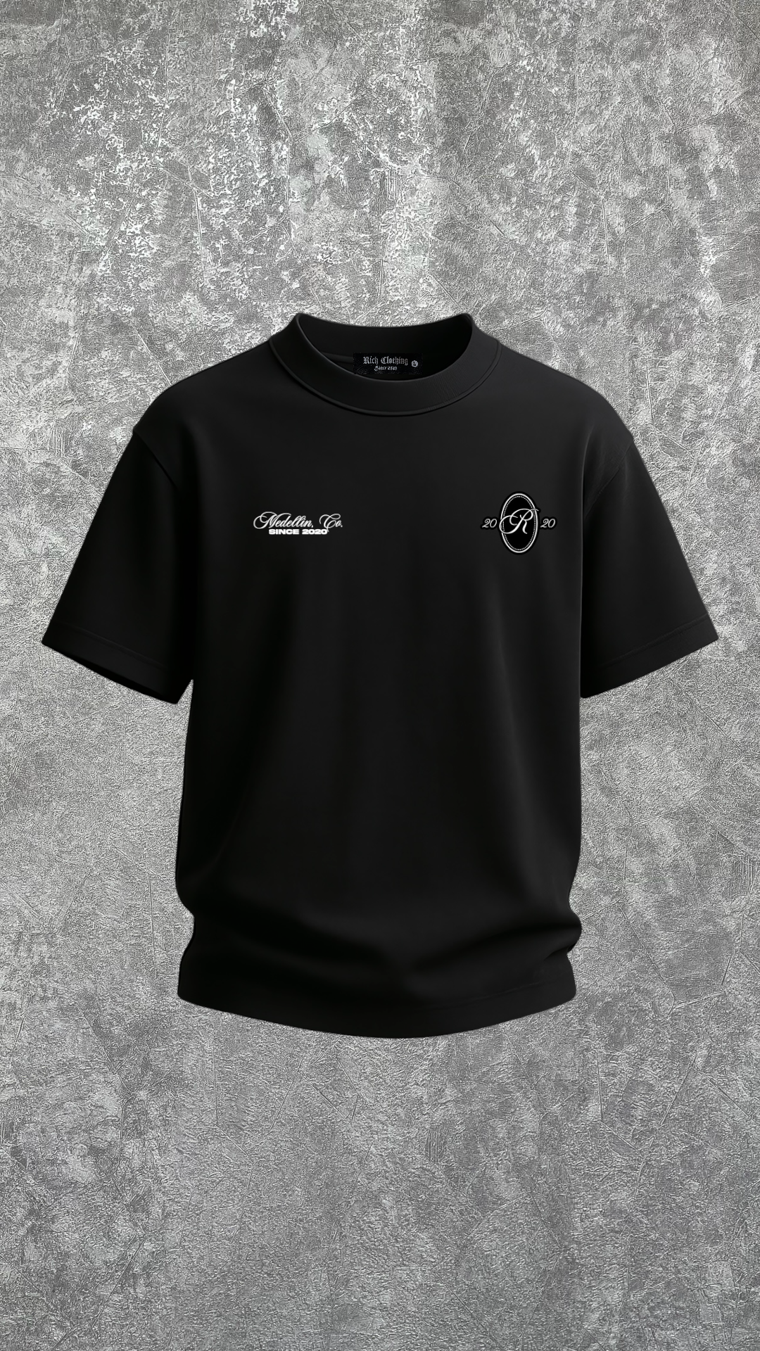 CAMISETA RICH IN SICILIA GAMUZA CUERO