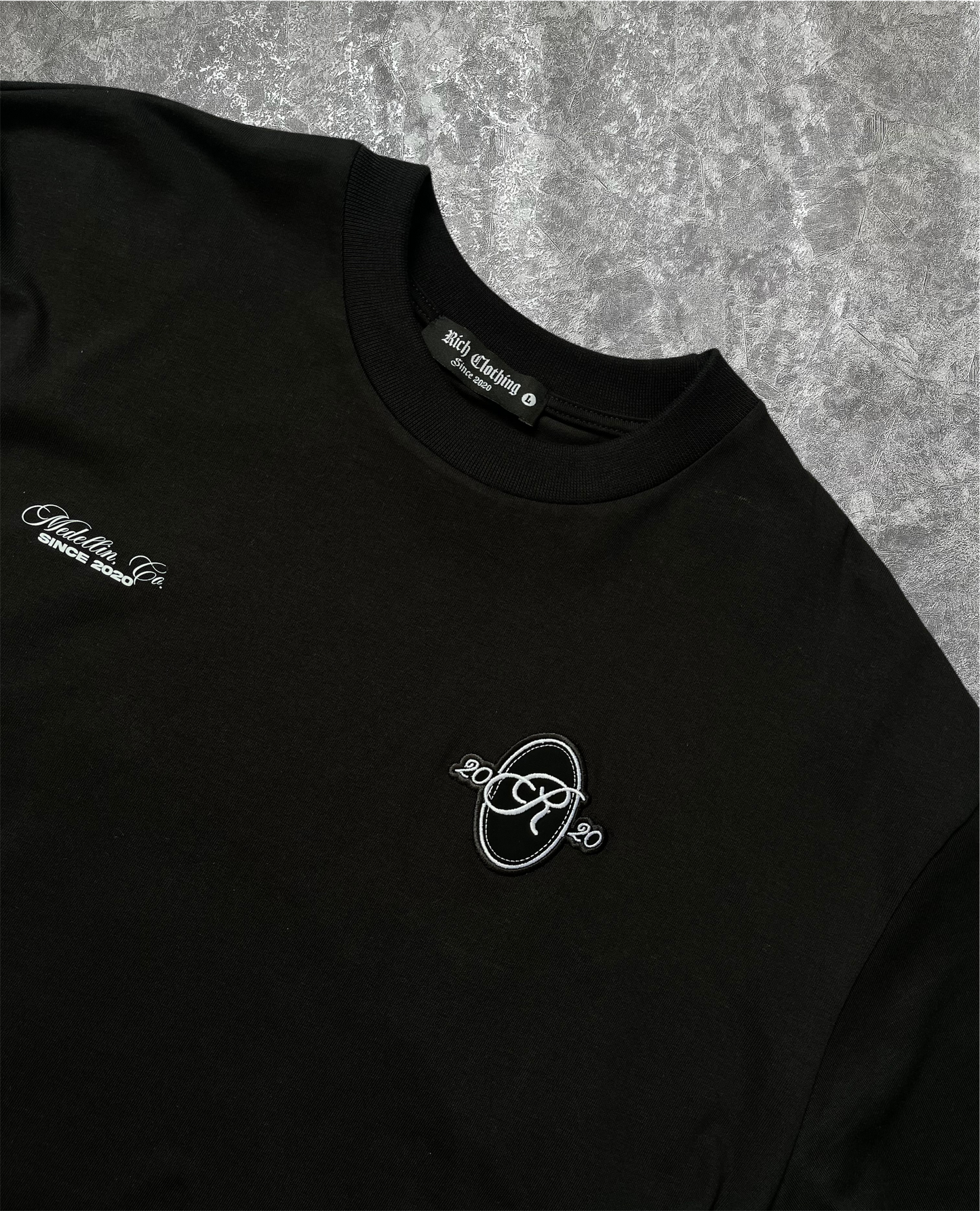 CAMISETA RICH IN SICILIA GAMUZA CUERO