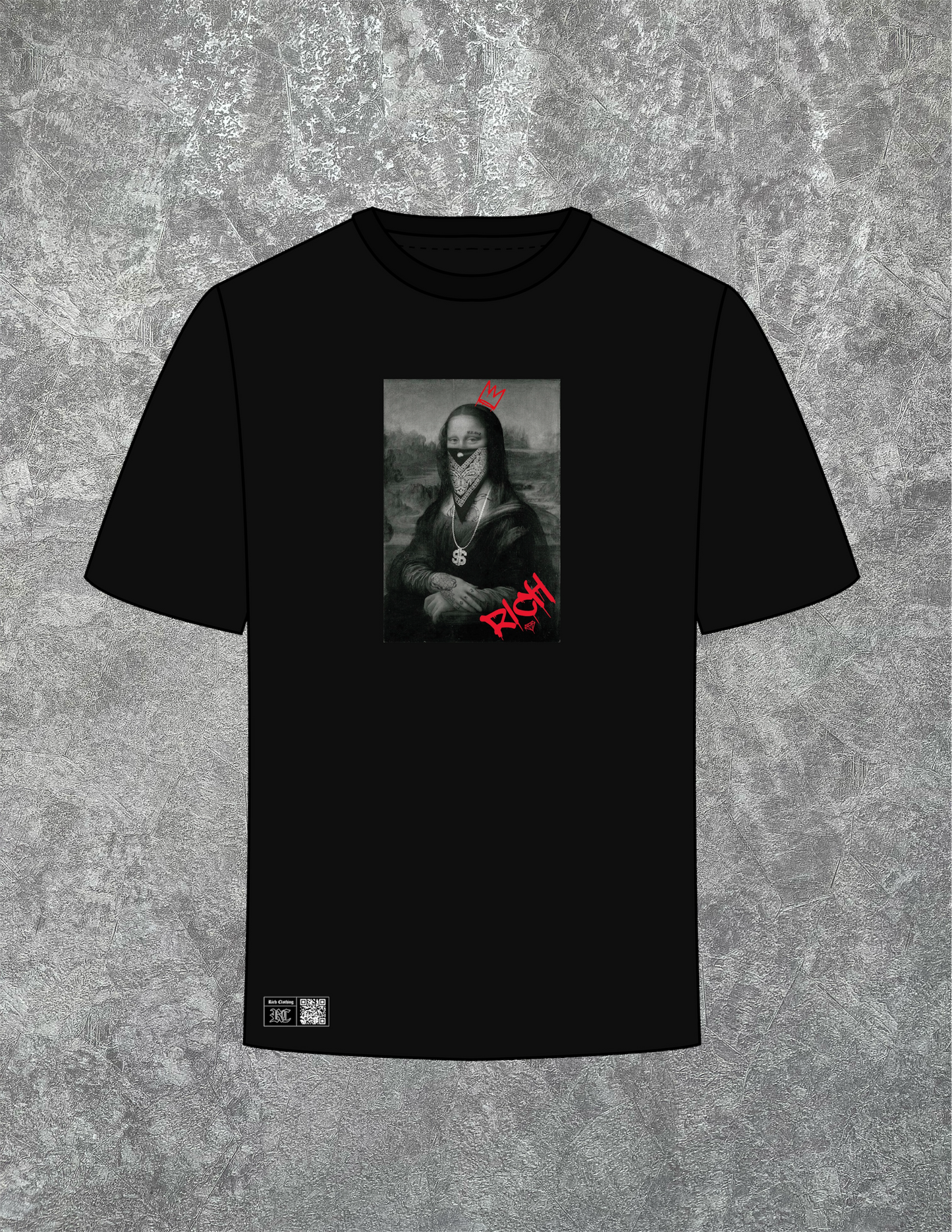 Camiseta Monalisa - Negra