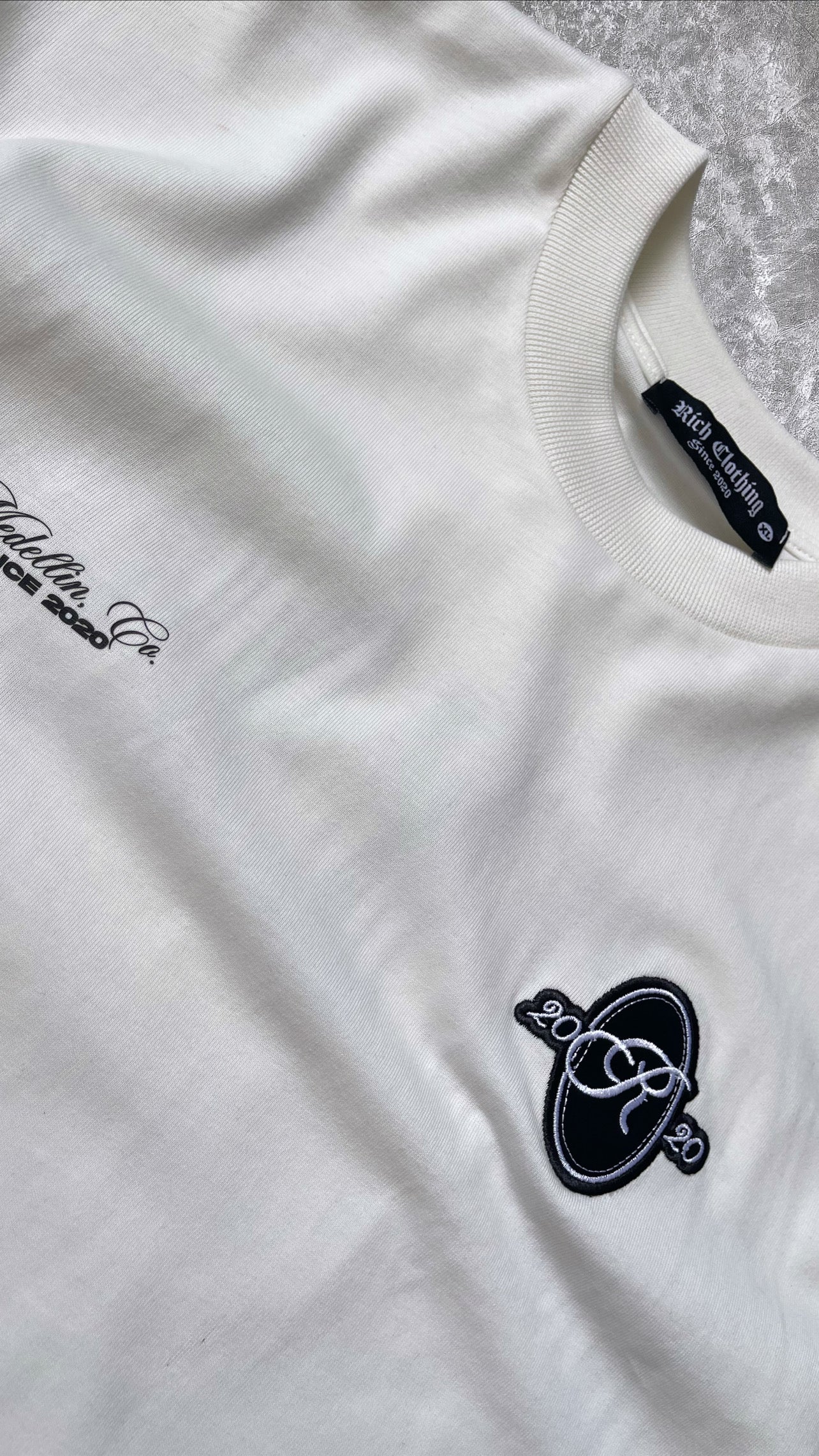 CAMISETA RICH IN SICILIA GAMUZA CUERO B