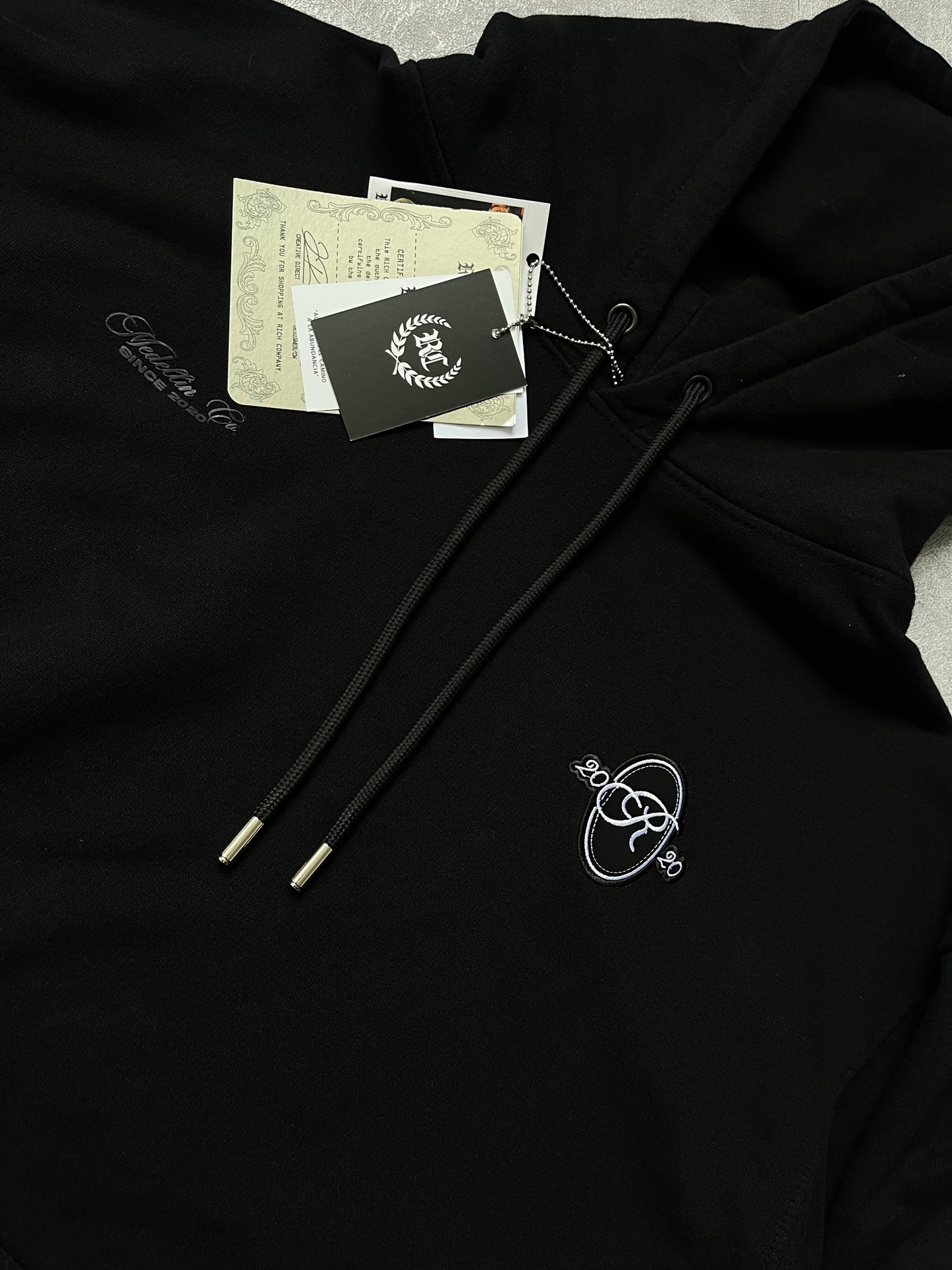 RICH IN SICILIA HOODIE GAMUZA CUERO