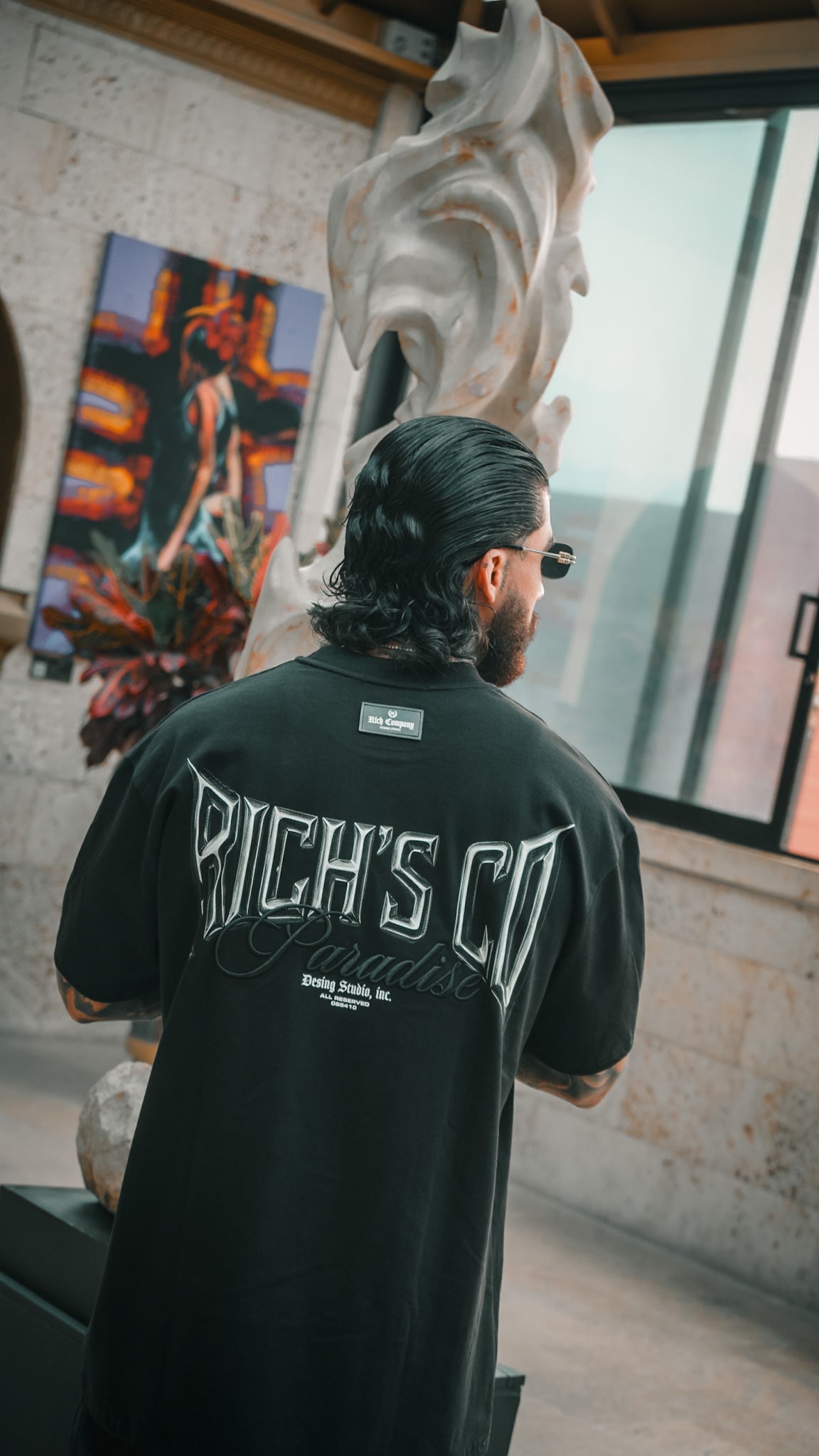 Camiseta RICH paradise emblema