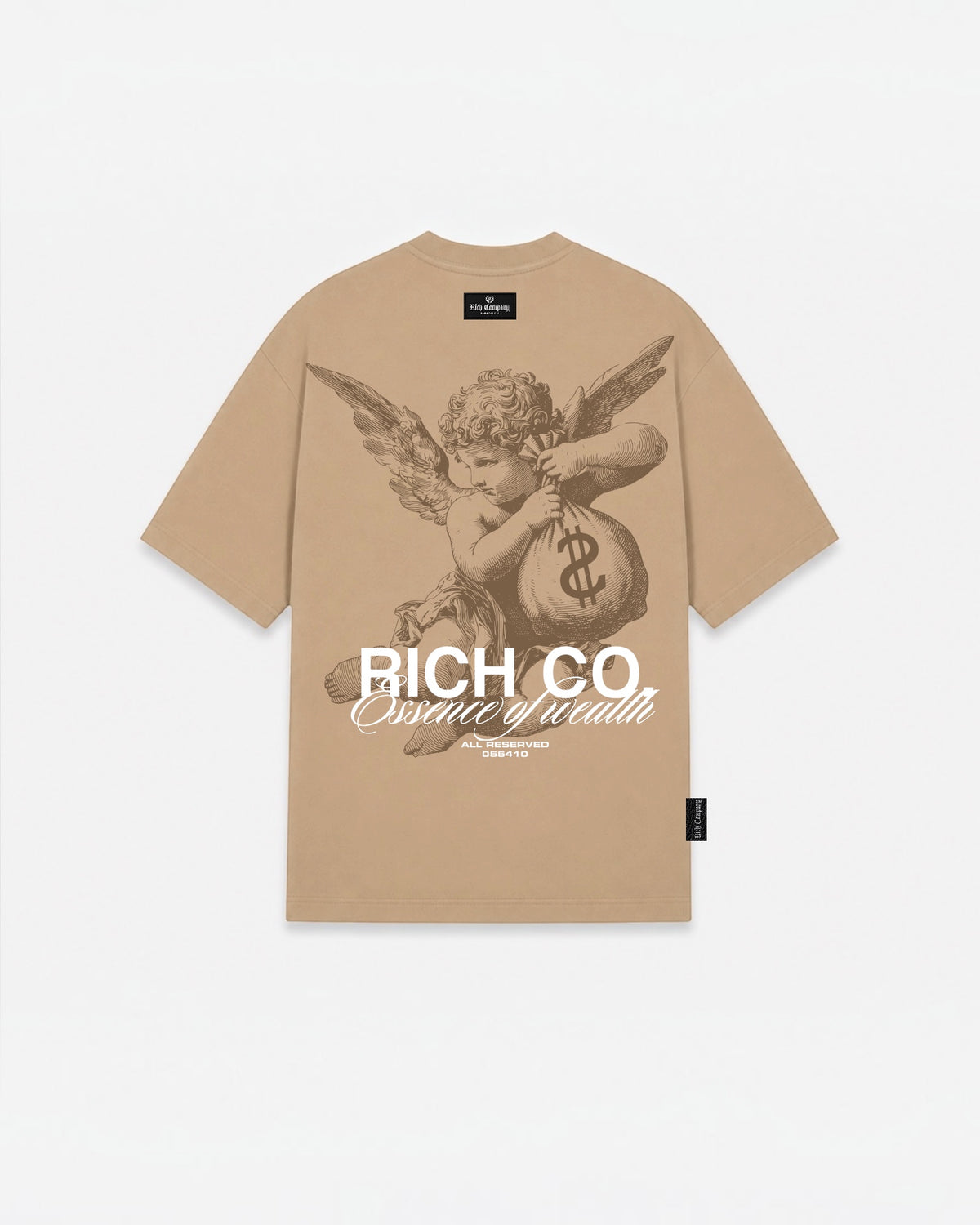 Camiseta essence of wealth ( café)