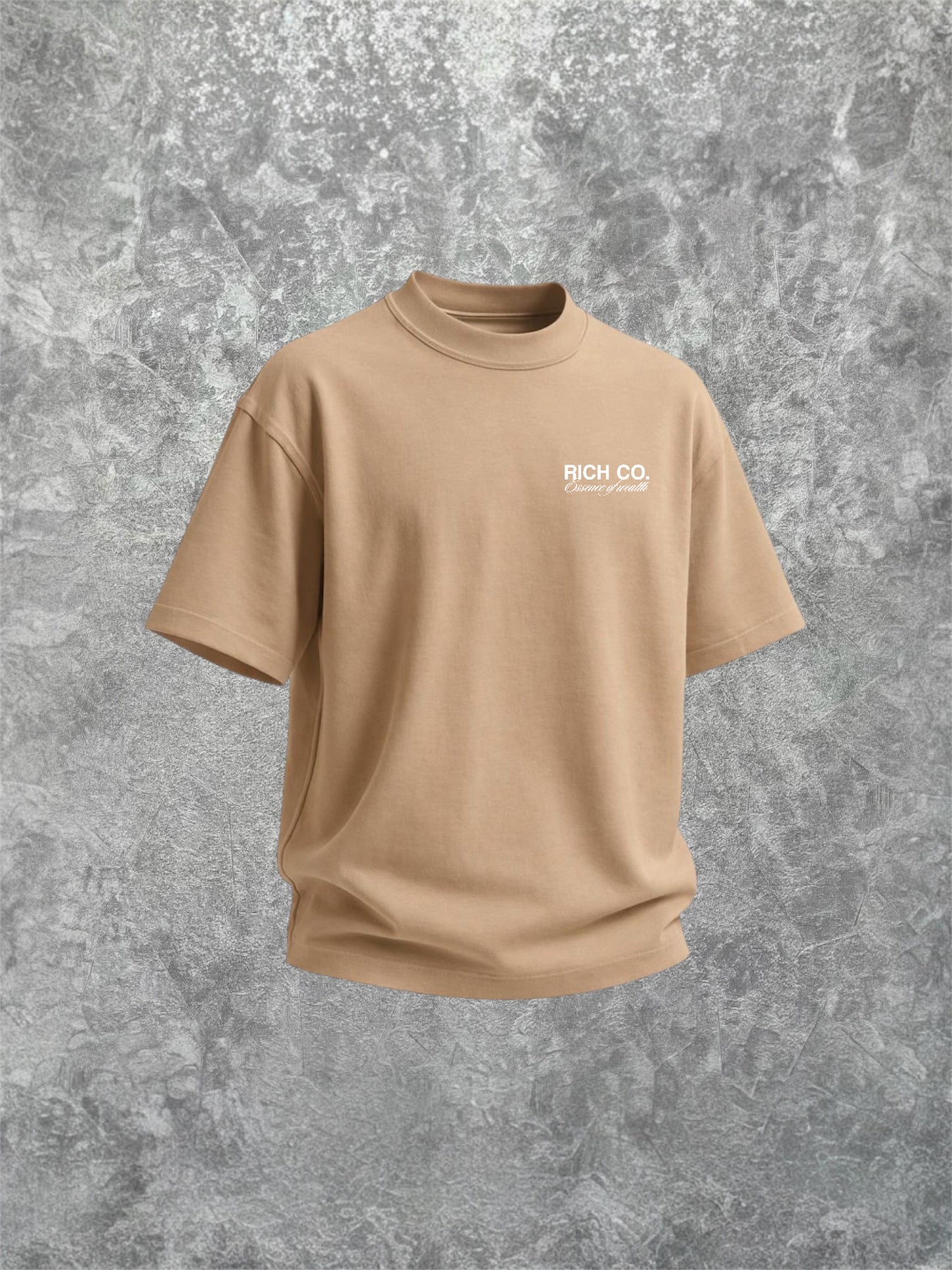 Camiseta essence of wealth ( café)