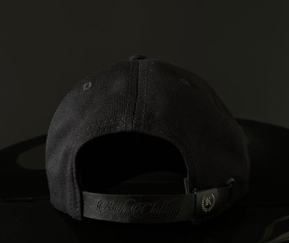 Gorra Royal Monarchy negra -logo negro