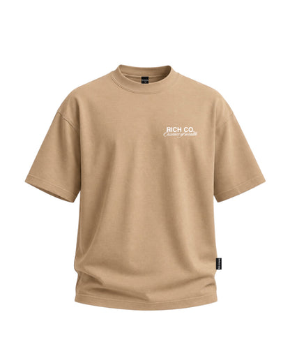 Camiseta essence of wealth ( café)