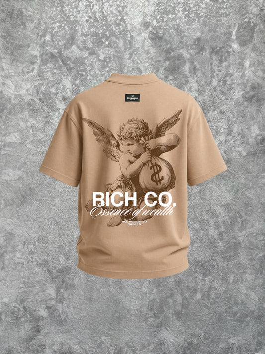 Camiseta essence of wealth ( café)
