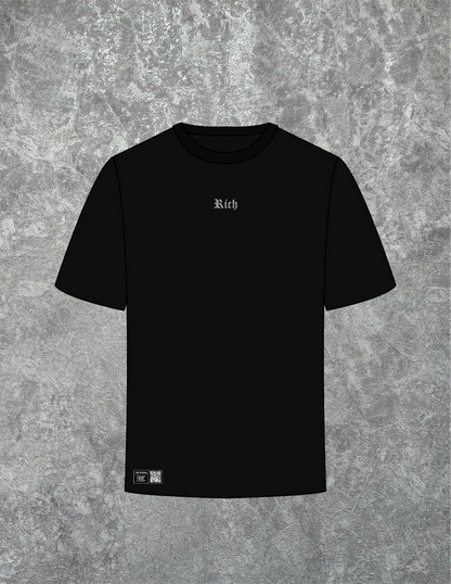 Camiseta Abundance RICH - Negra