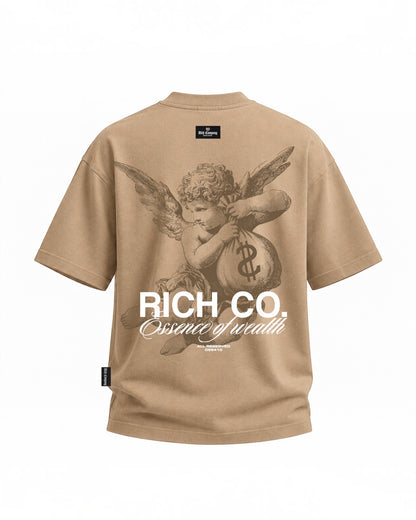 Camiseta essence of wealth ( café)