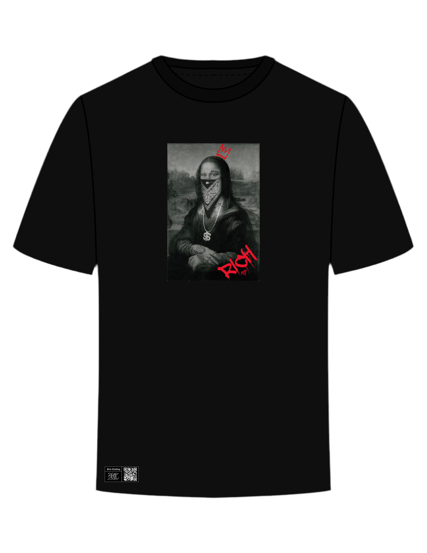 Camiseta Monalisa - Negra