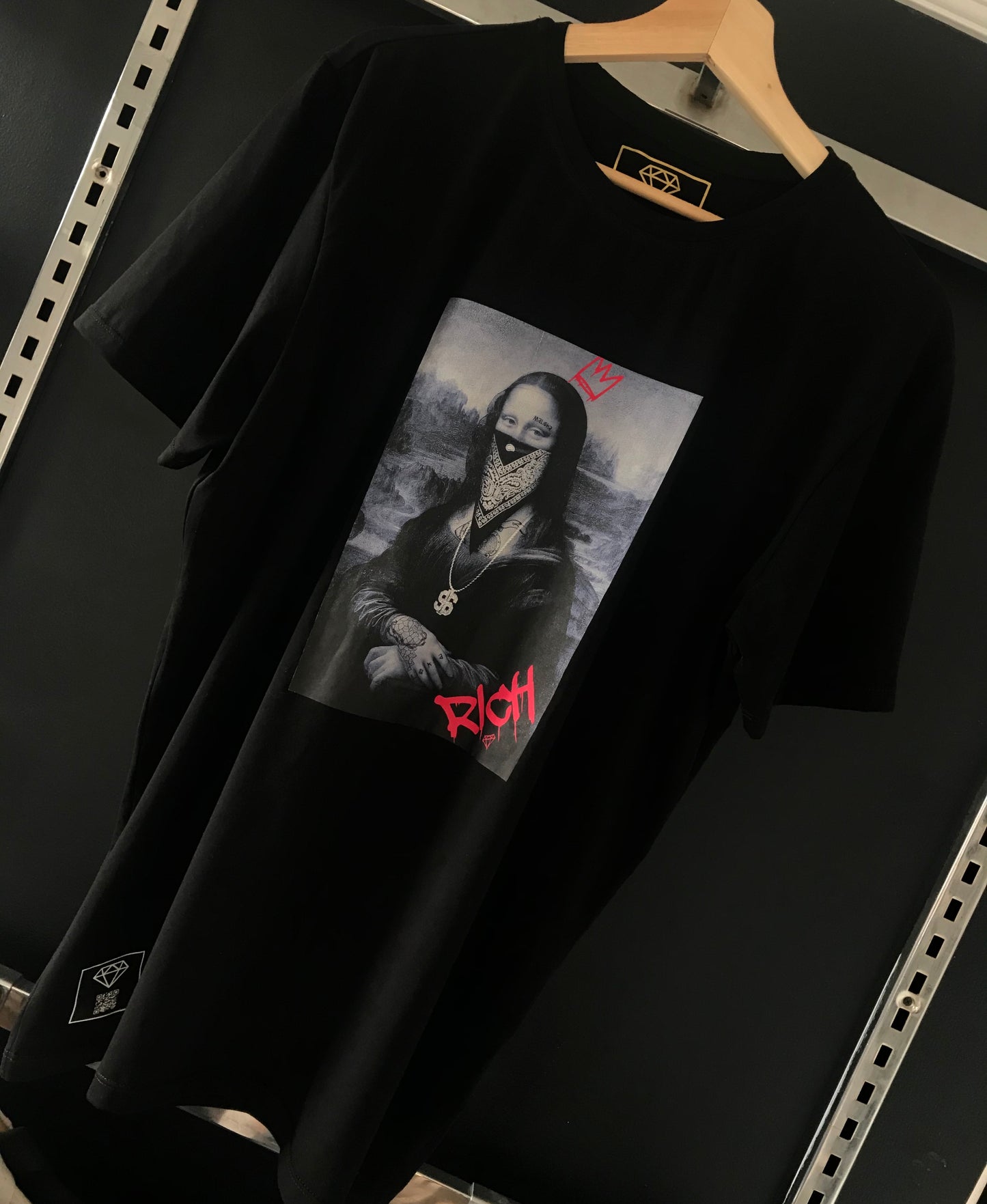 Camiseta Monalisa - Negra